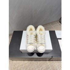Dior CD 디올 모직 털 시어링 안감 스니커즈 신발