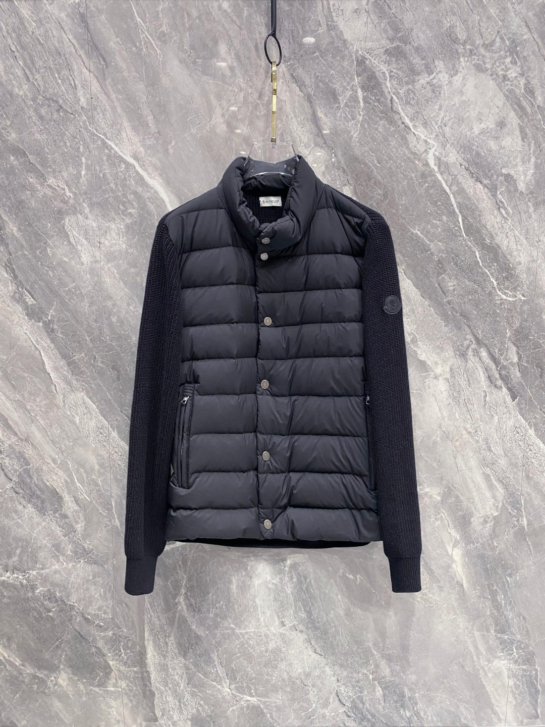 Moncler 몽클레어 몽클레르 니트 배색 다운 자켓 재킷 의류