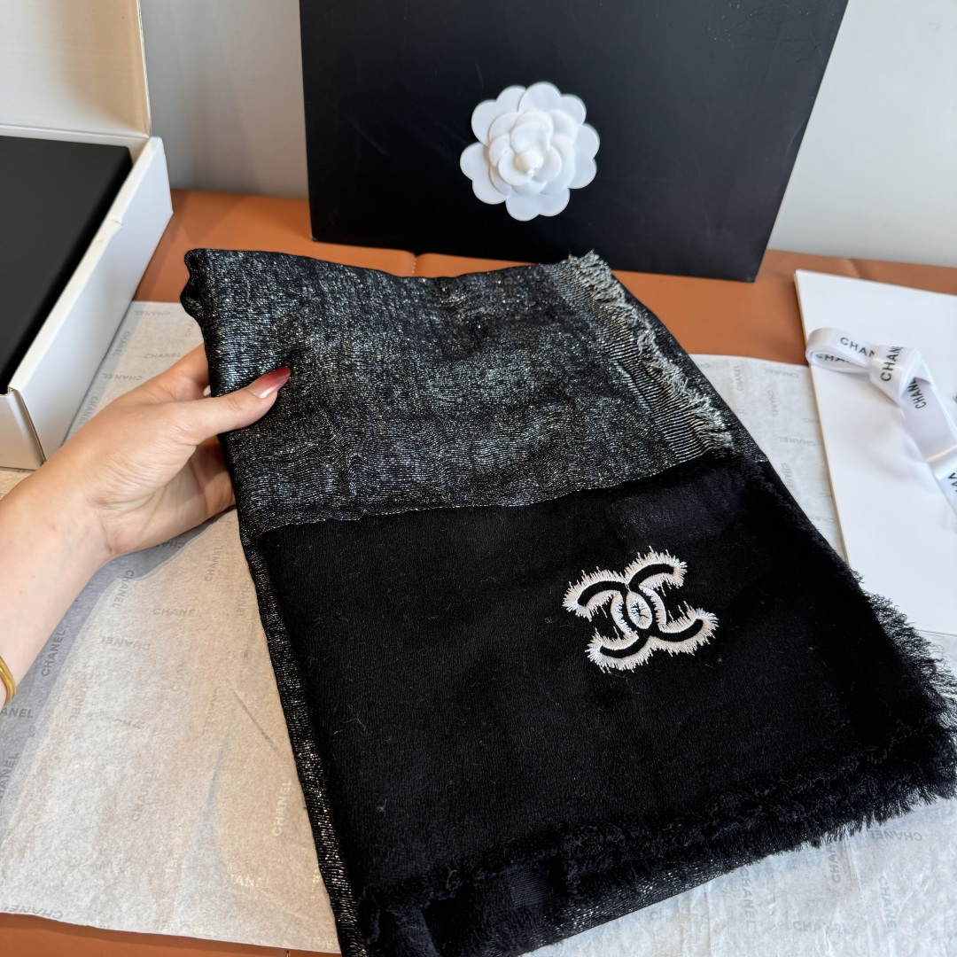 Chanel 샤넬 고급 캐시미어 머플러 목도리