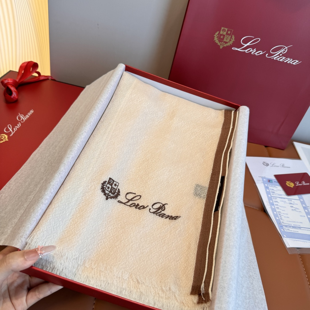 Loro Piana 로로 피아나 캐시미어 머플러 목도리