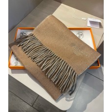 Hermes 에르메스 양면 캐시미어 머플러 목도리