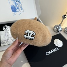 Chanel 샤넬 양모 베레모 모자