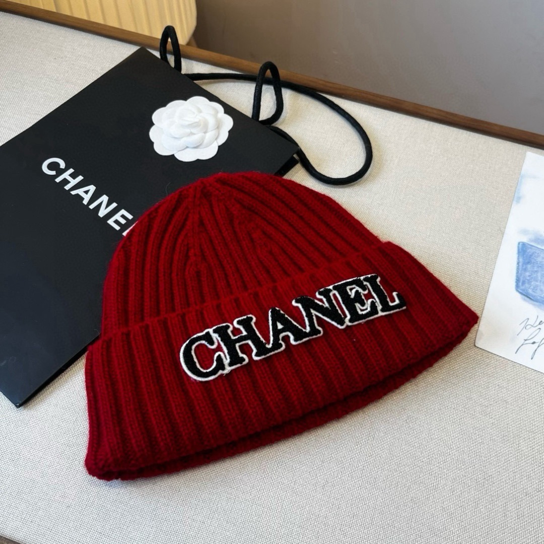 Chanel 샤넬 니트 비니 모자