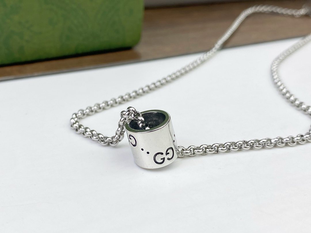 Gucci 구찌 더블 G 원통 목걸이 악세사리