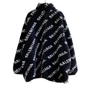 Balenciaga 발렌시아가 프린트 인조 퍼 재킷 자켓 의류
