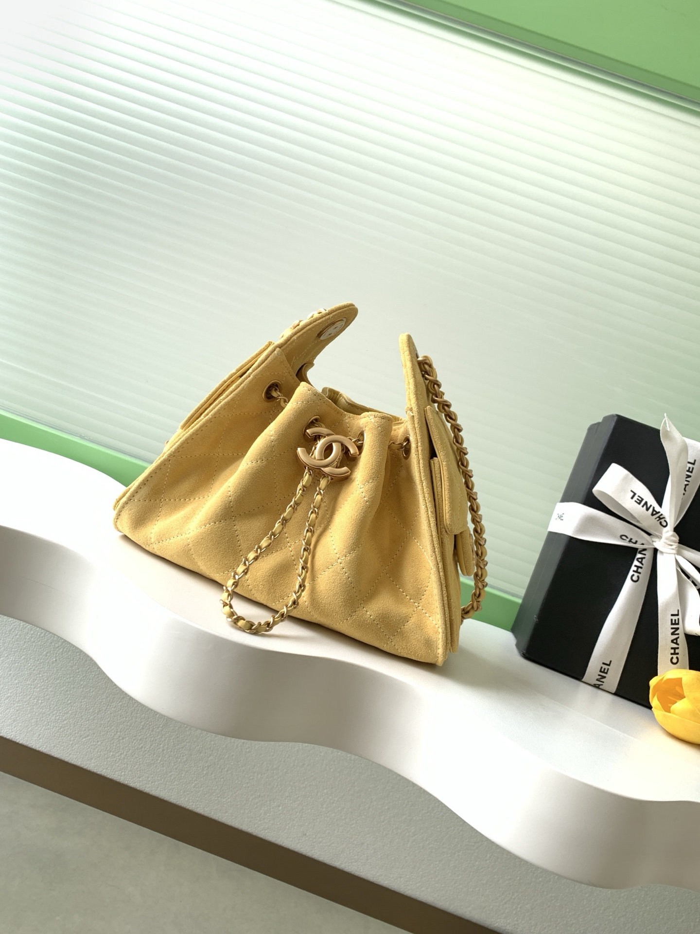 CHANEL 드로스트링 버킷 백 미니 (26C) 숄더백 가방