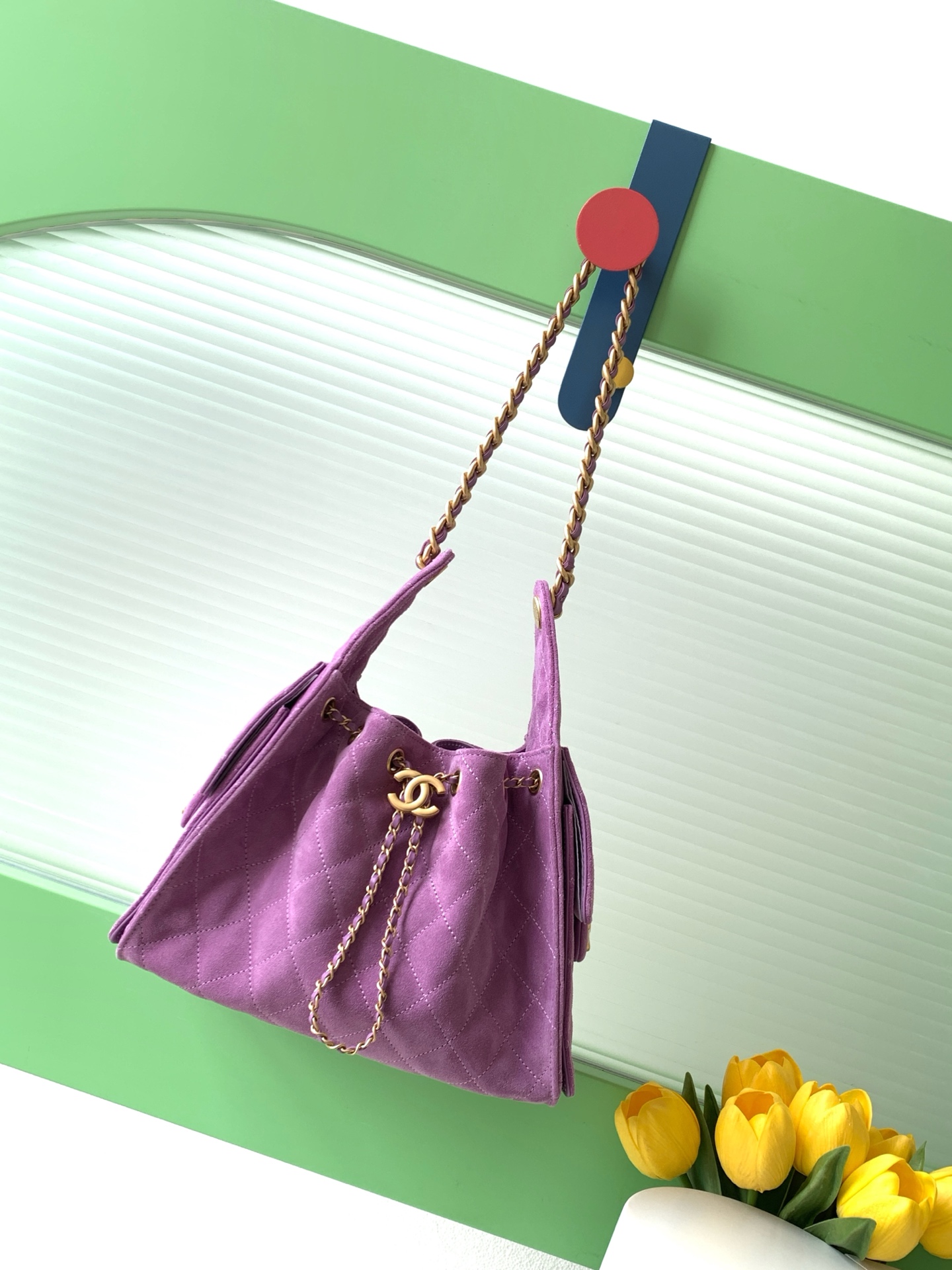 CHANEL 샤넬 드로스트링 버킷 백 (26C) 가방