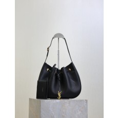 YSL PARIS VII 생로랑 그레인 가죽 스몰 HOBO 핸드백 가방