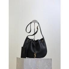 YSL PARIS VII 생로랑 그레인 가죽 미니 HOBO 핸드백 가방