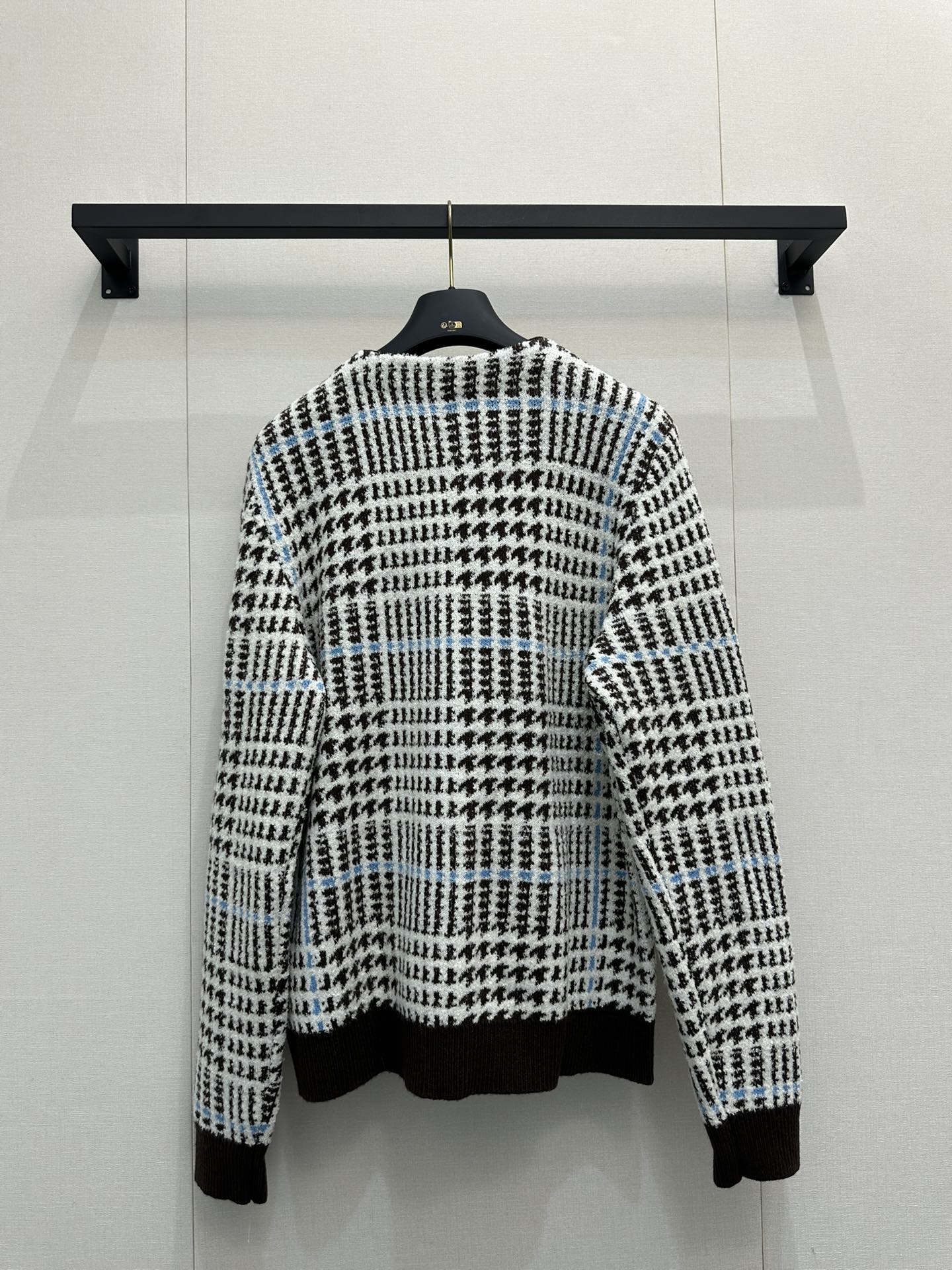 LV 루이비통 레트로 체크 V넥 스웨터 가디건 의류