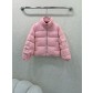 Louis Vuitton LV 루이비통 핑크 모노그램 핫픽스 자카드 다운 패딩 점퍼 자켓 재킷 의류