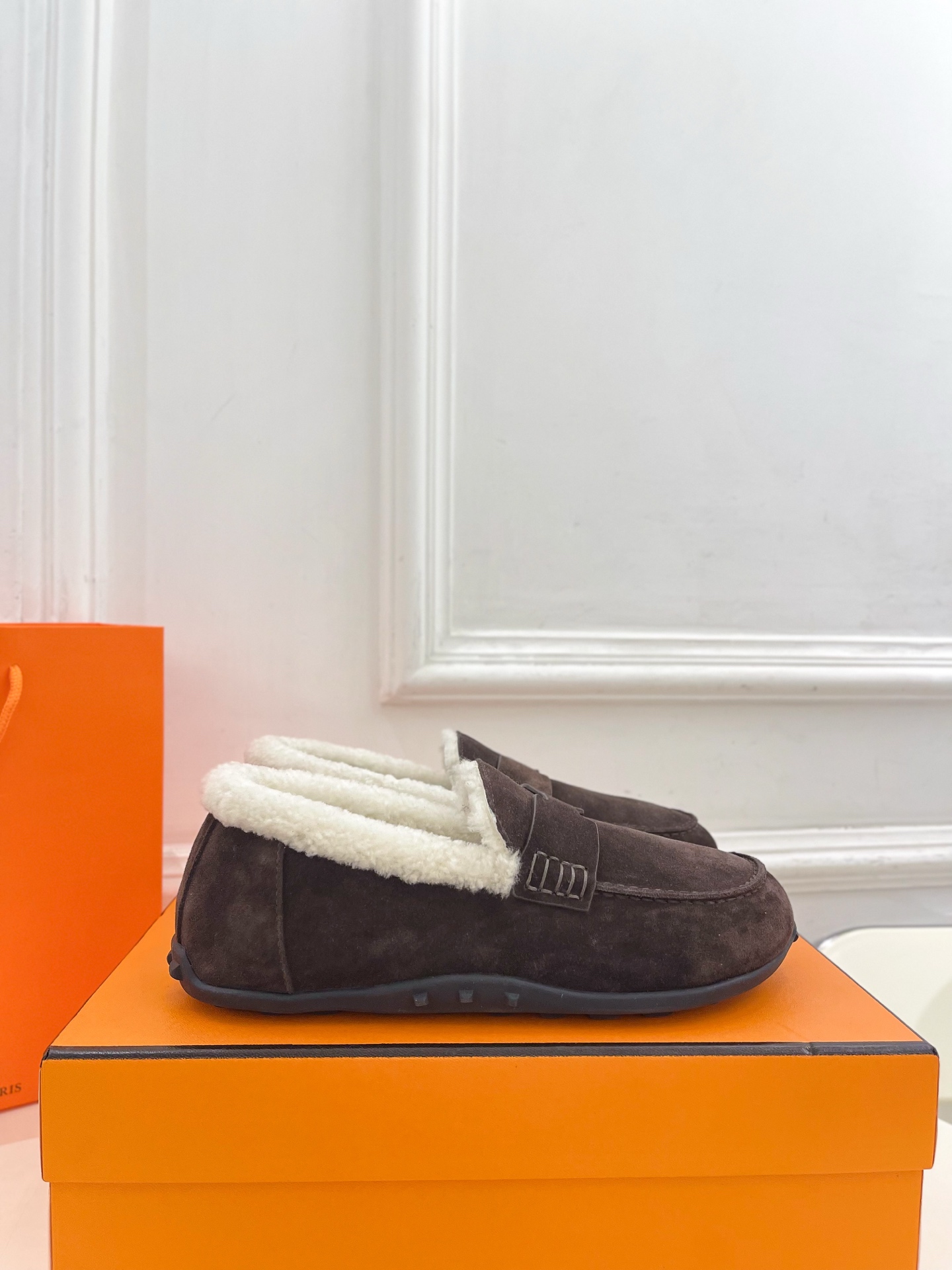 Hermes 에르메스 울 로퍼 신발