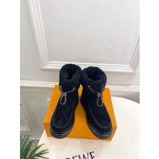 LV 루이비통 Ski 시리즈 CORTINA 앵클 부츠 신발