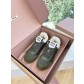 miumiu 미우미우 털 양모 스니커즈 신발