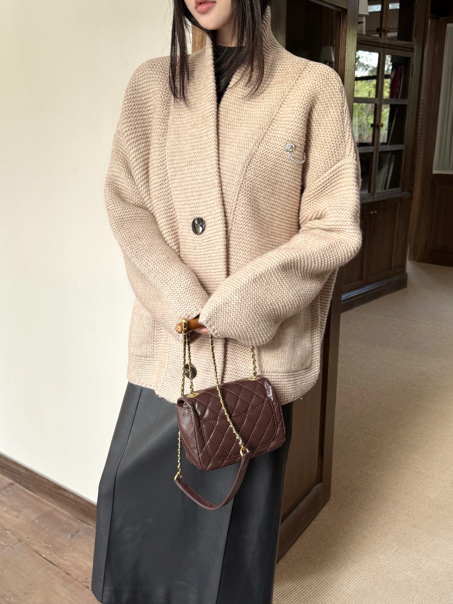 Chanel 샤넬 V넥 니트 가디건 의류