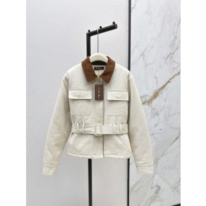 Loro Piana 로로 피아나 올드 머니 룩 허리 조절 패딩 자켓 재킷 코트 의류