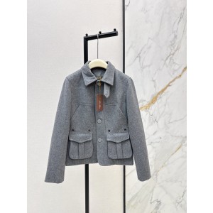 Loro Piana 로로 피아나 울 트위드 블레이저 자켓 재킷 의류