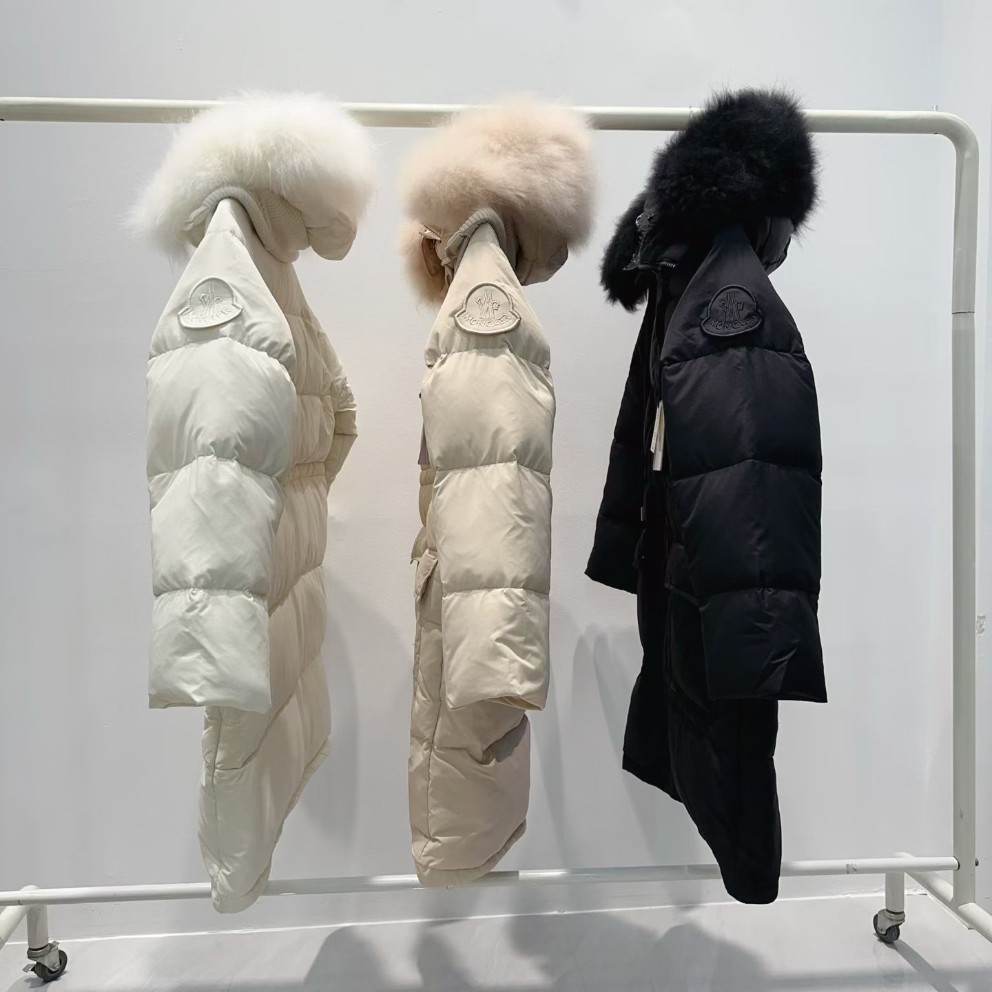 MONCLER 몽클레어 몽클레르 고급 라인 Ruvuma 미들 롱 다운 패딩 점퍼 자켓 의류