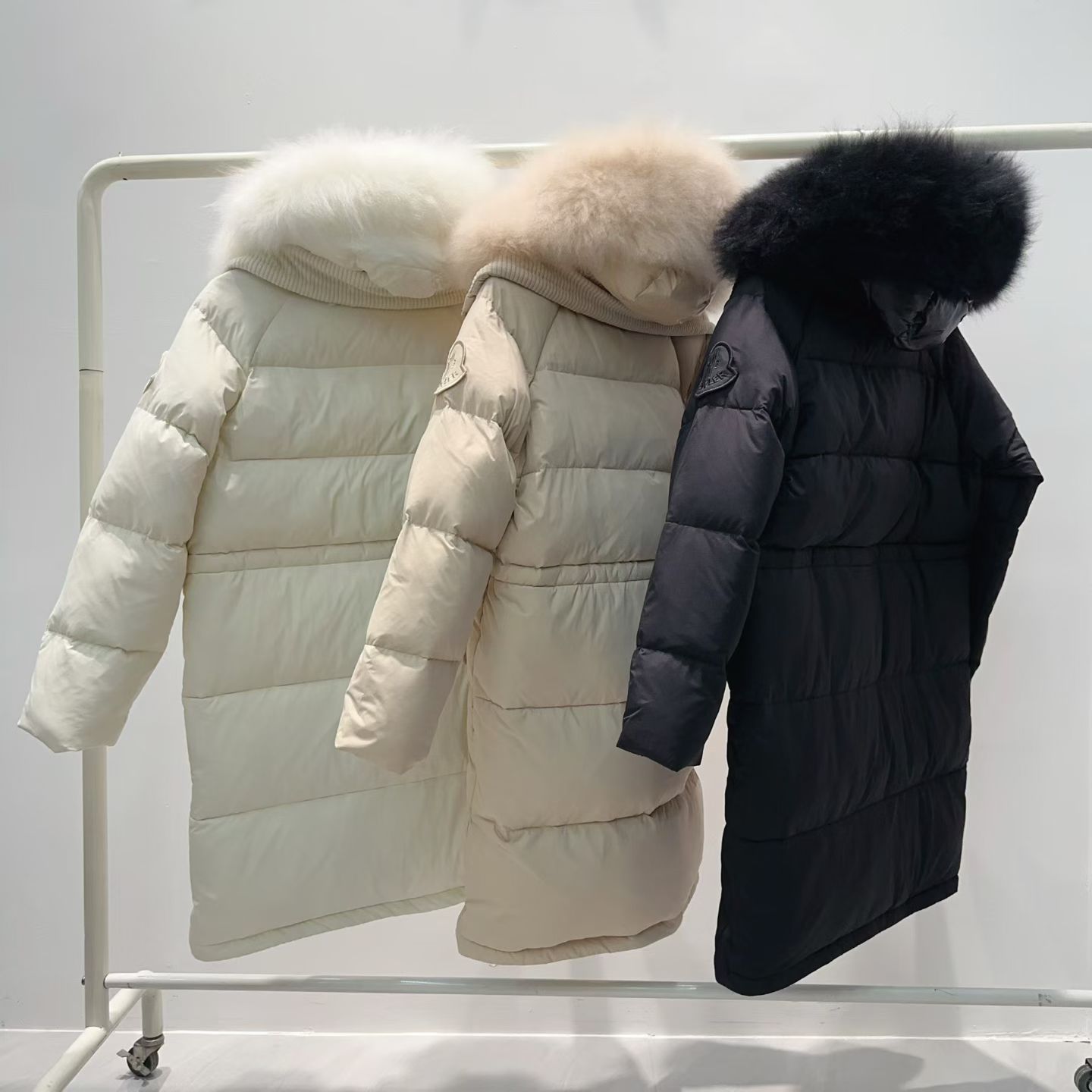 MONCLER 몽클레어 몽클레르 고급 라인 Ruvuma 미들 롱 다운 패딩 점퍼 자켓 의류