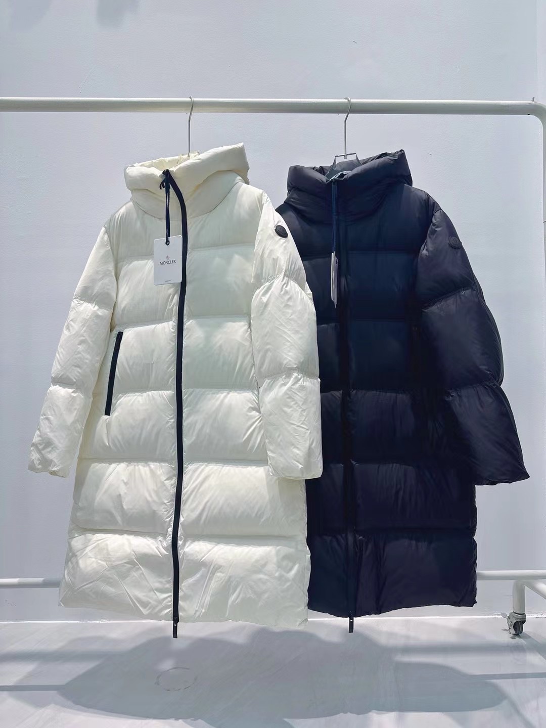 MONCLER 몽클레어몽클레르 블랙라벨 커플 다운 자켓 롱 패딩 의류