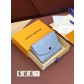 LV 루이비통 M83231 여성용 동전·카드 지갑(헤이즈 블루)