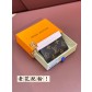 LV 루이비통 M82132 여성용 카드 지갑/포켓 지갑(모노그램 브라운 & 핑크)