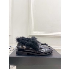 Chanel 샤넬 더블 C 롱헤어 빈티지 로퍼 신발