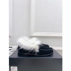 Chanel 샤넬 더블 C 롱헤어 빈티지 로퍼 신발