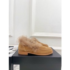 Chanel 샤넬 더블 C 롱헤어 빈티지 로퍼 신발