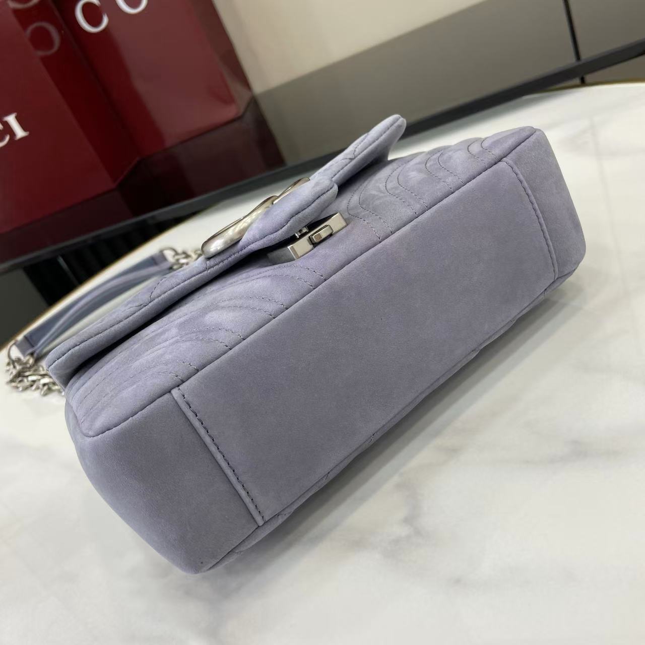 GUCCI 구찌 체인 핸드백 숄더백 가방 미디움