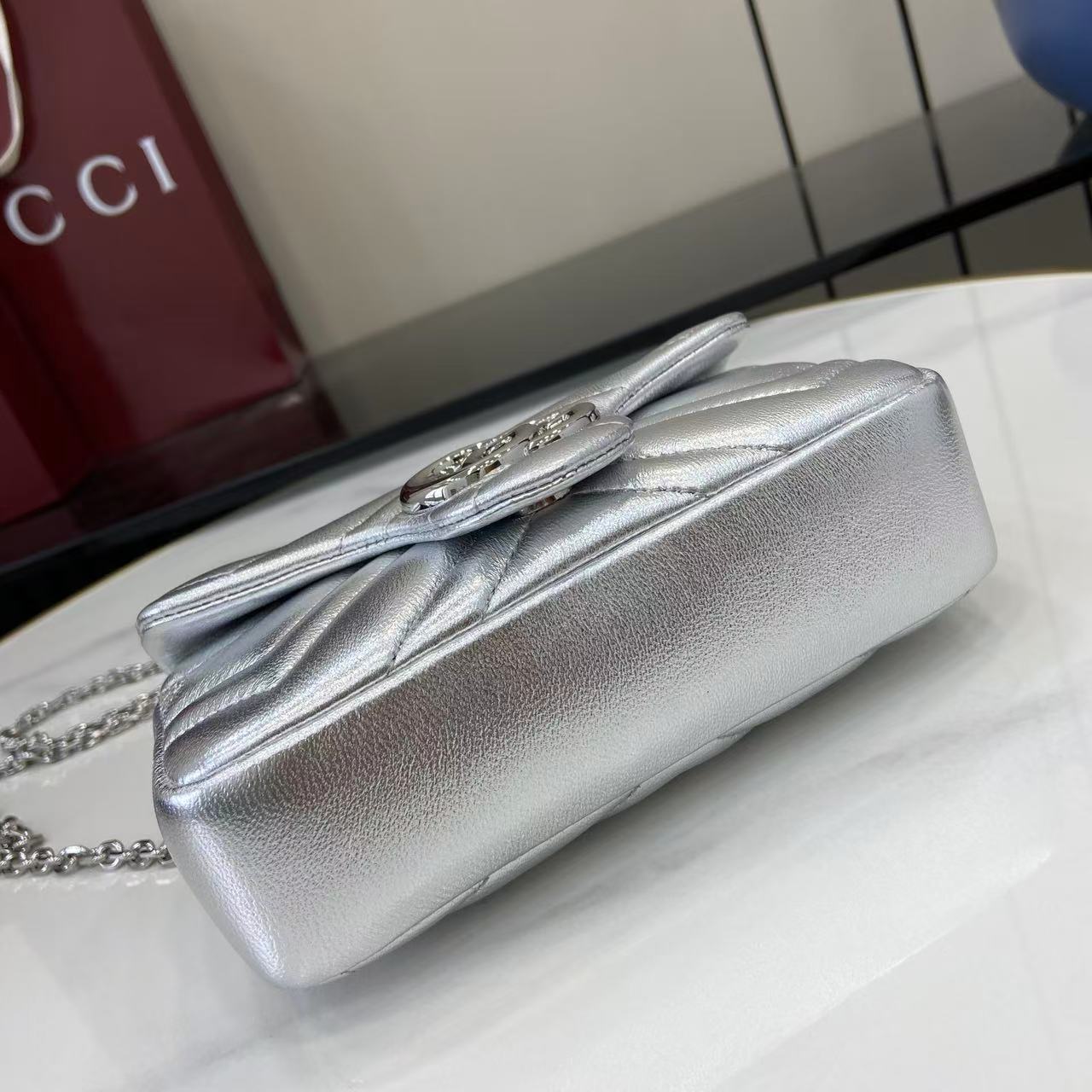 GUCCI 구찌 체인 핸드백 숄더백 가방 스몰