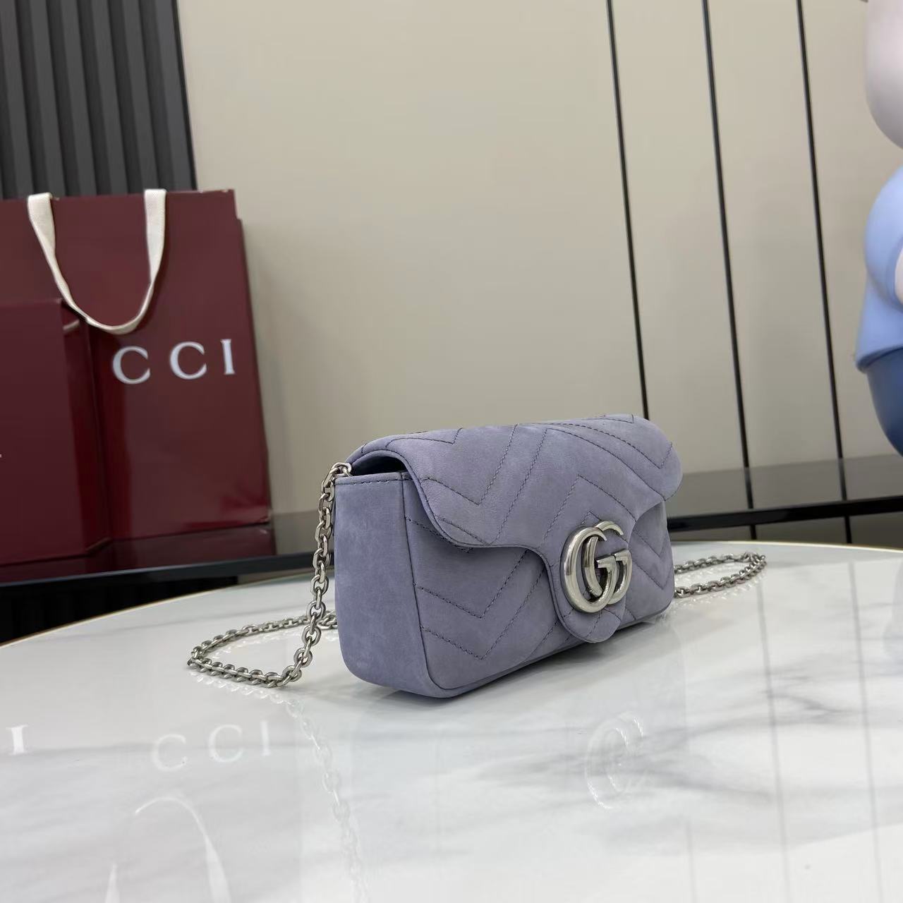 GUCCI 구찌 체인 핸드백 숄더백 가방 스몰