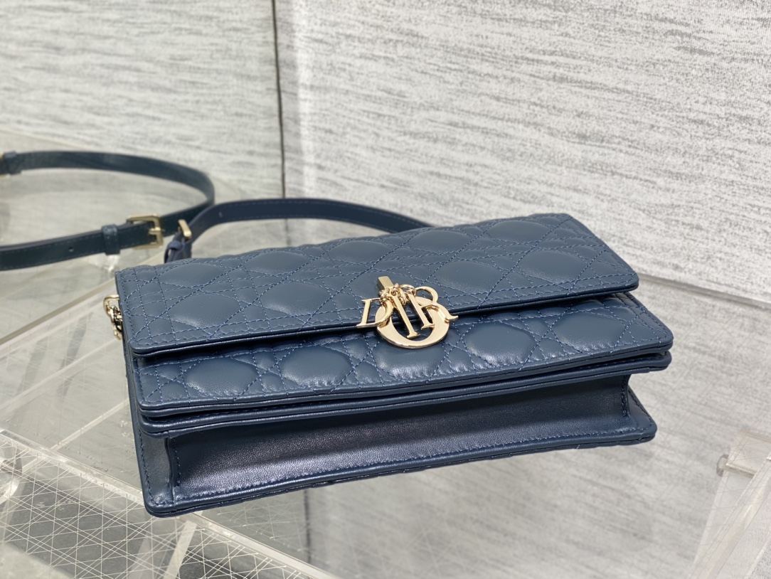 Dior CD 디올 중형 미디움 진주 체인 클러치백 가방