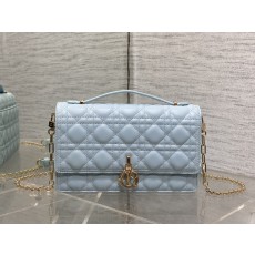 Dior CD 디올 중형 미디움 진주 체인 클러치백 가방