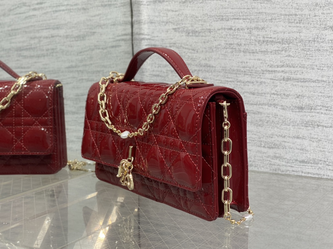 Dior CD 디올 진주 체인 클러치백 가방 스몰