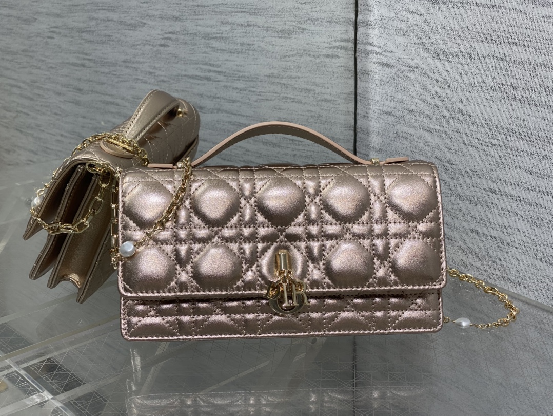 Dior CD 디올 진주 체인 클러치백 가방 스몰