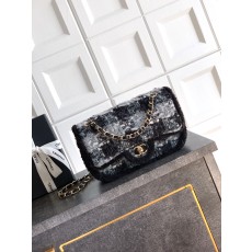 Chanel CF Large 26cm  – 샤넬 블랙 & 화이트 숄더백 가방