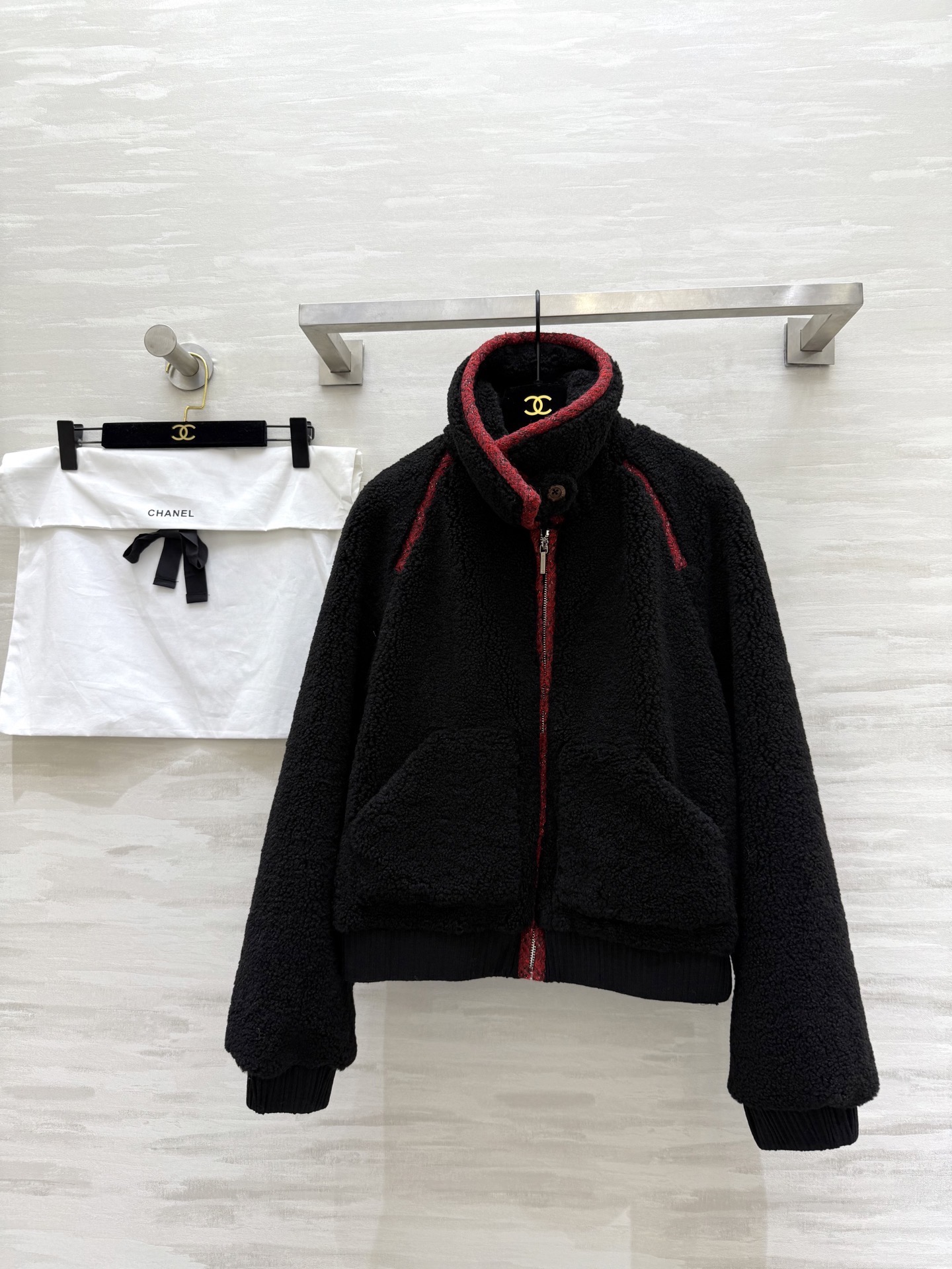 Chanel 샤넬 양털 카라 자켓 재킷 의류