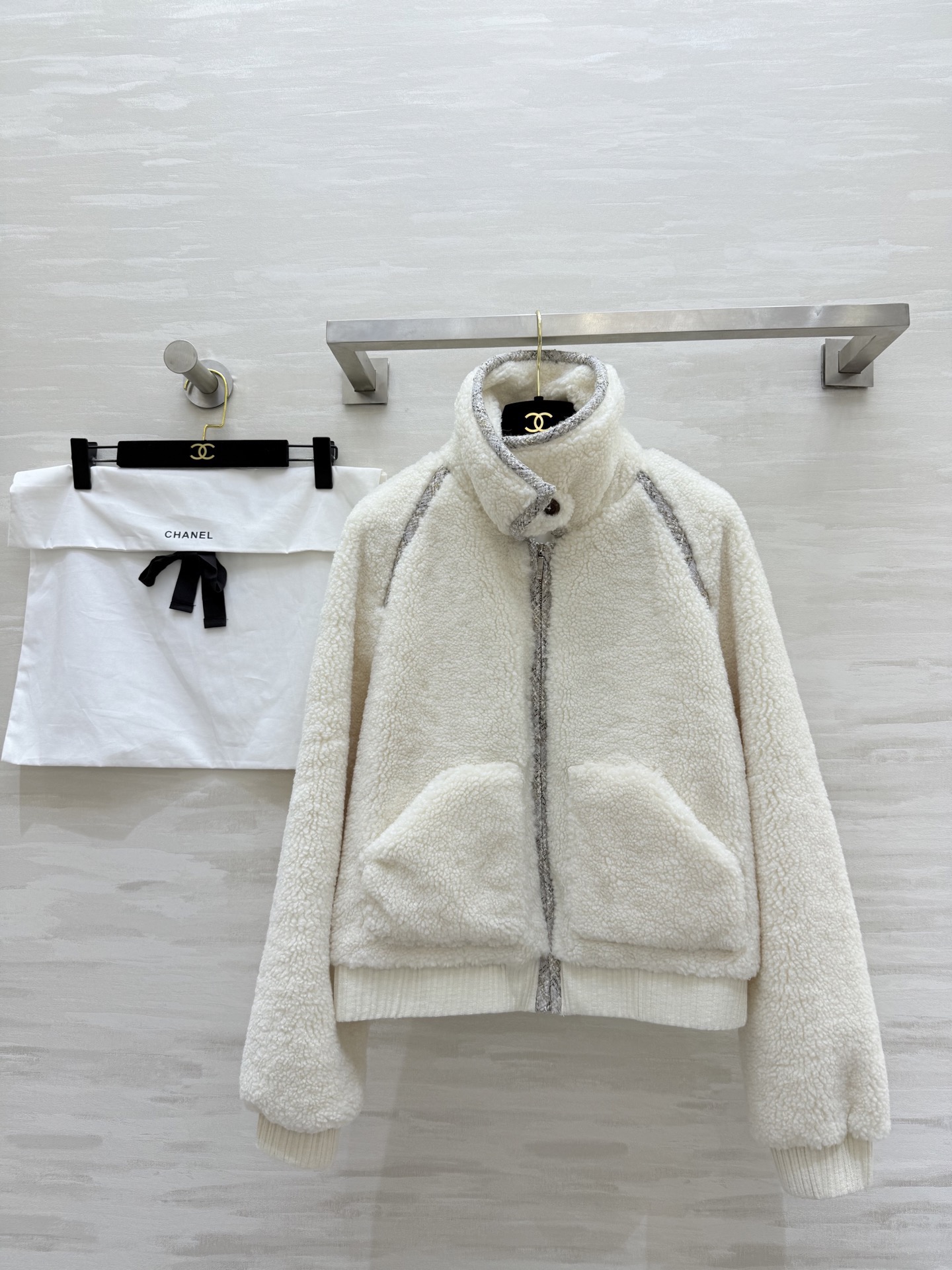 Chanel 샤넬 양털 카라 자켓 재킷 의류