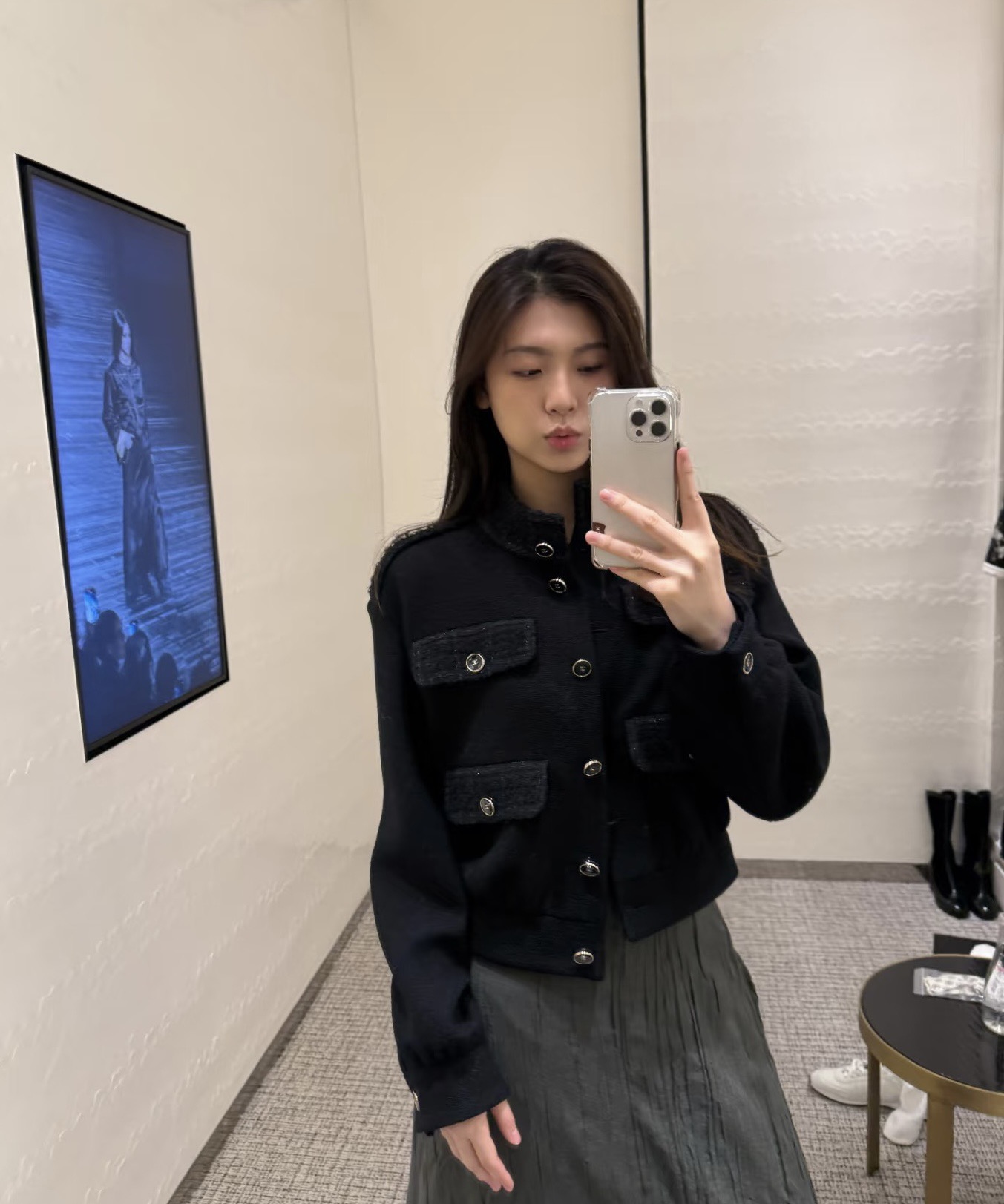 Chanel 샤넬 울 아우터 자켓 재킷 의류