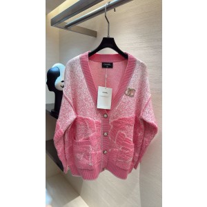 Chanel 샤넬 핑크 컬러 가디건 의류