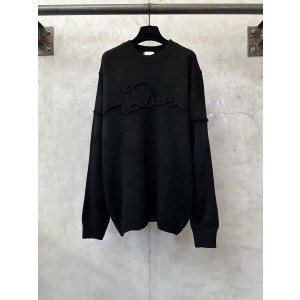 Dior CD 디올 스티치 로고 니트 의류