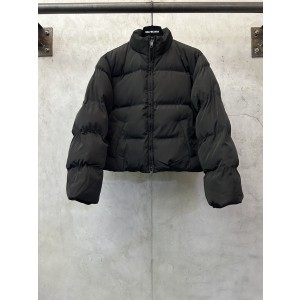 Balenciaga 발렌시아가 숏 로고 자수 패딩 다운 점퍼 자켓 의류