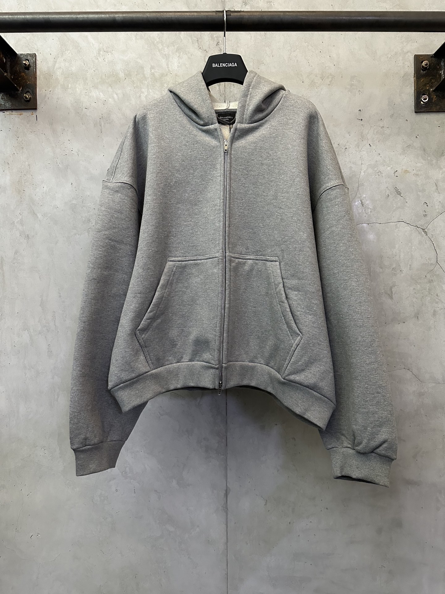 Balenciaga 발렌시아가 쇼콜렉션 더블링 자수 후드 집업 의류