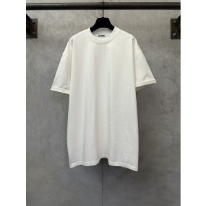 Jil Sander 질샌더 발포 로고 헤비 반팔 티셔츠 의류