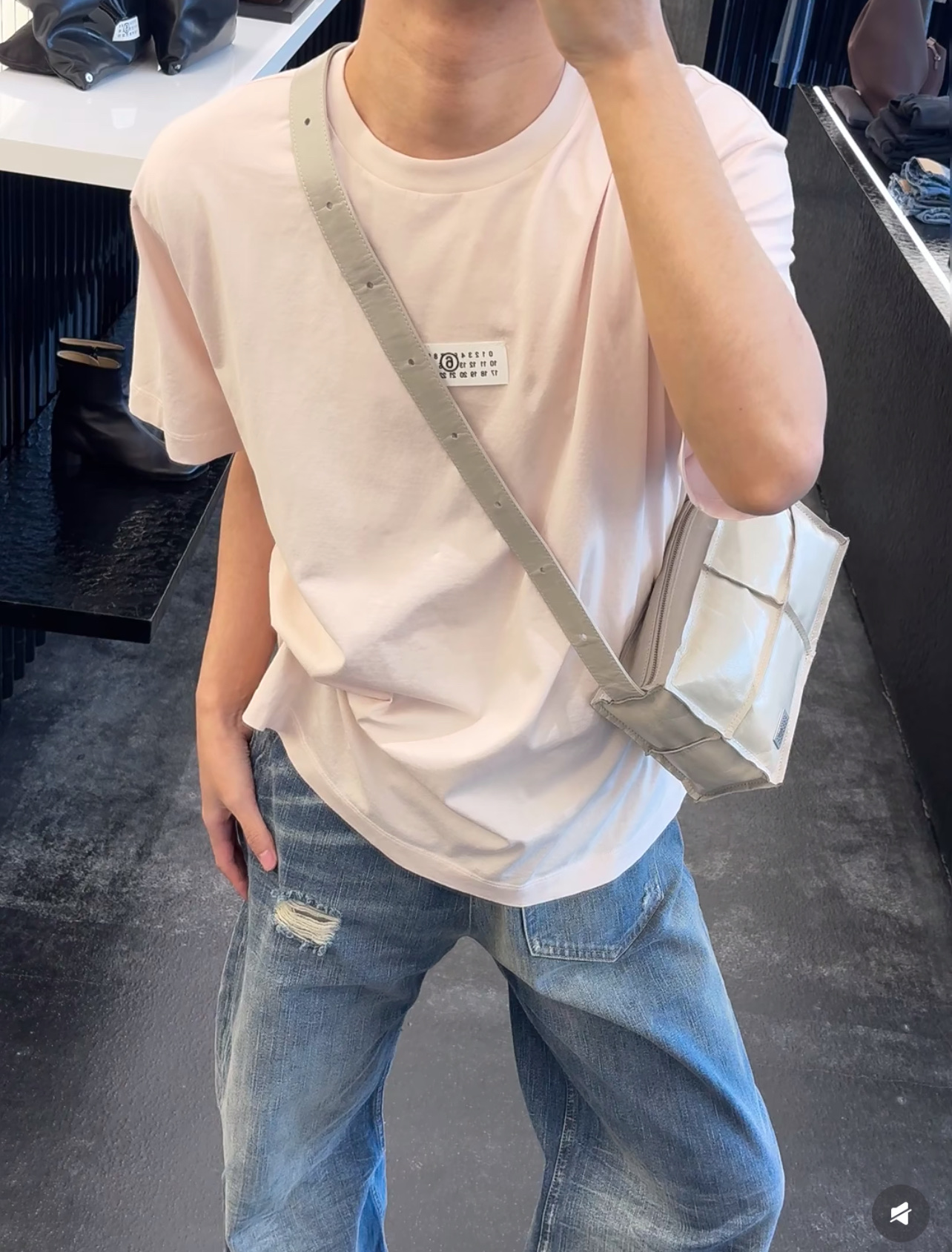 martin mariela 마틴 메종 마르지엘라 MM6 반팔 티셔츠 의류