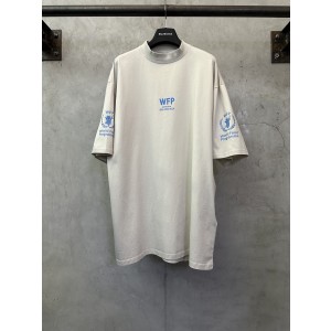 Balenciaga 발렌시아가 WFP 콜라보 프린트 반팔 티셔츠 의류