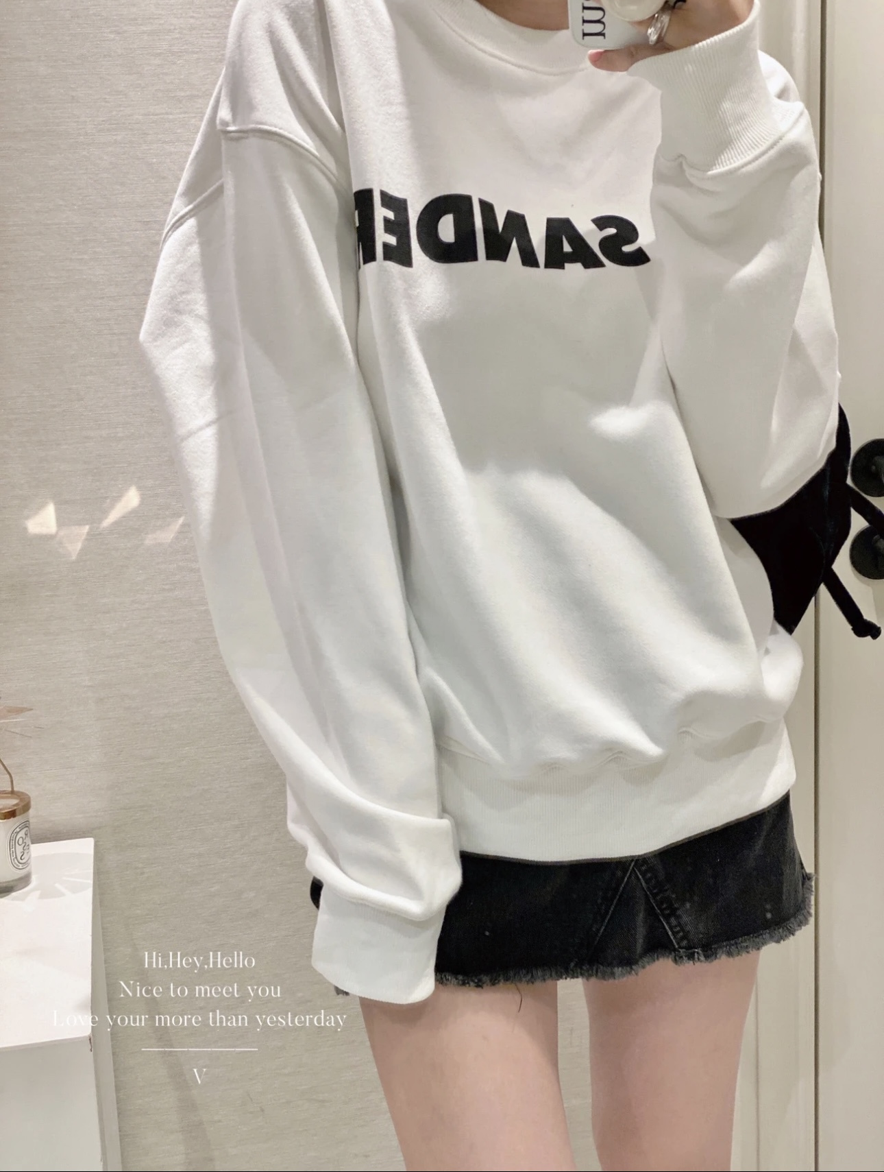 Jil Sander 질 샌더 로고 프린트 맨투맨 티셔츠 의류