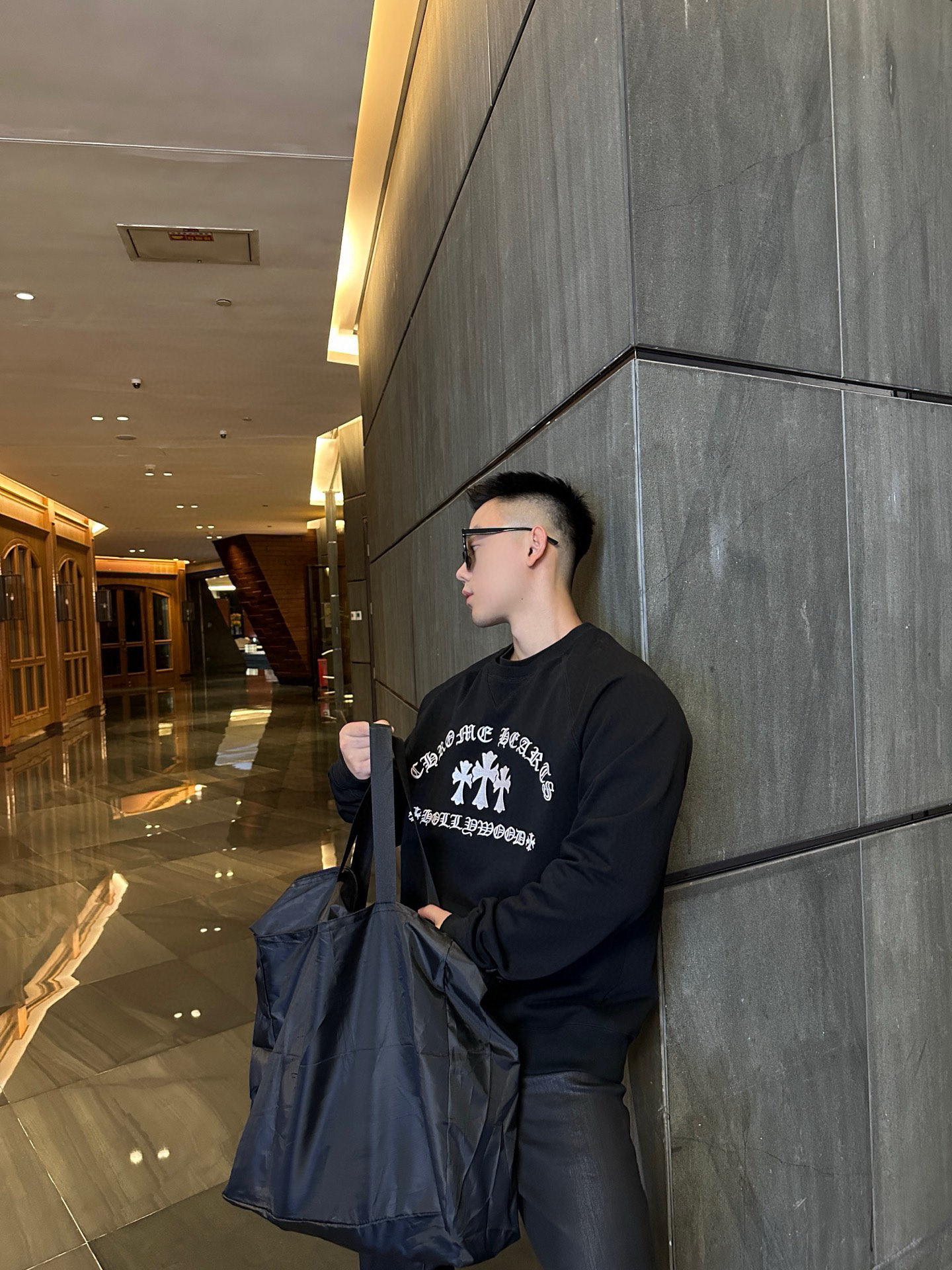 Chrome Hearts 크롬하츠 크로스 자수 맨투맨 티셔츠 의류