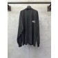 Balenciaga 발렌시아가 화이트 테이프 레터링 로고 긴팔 티셔츠 의류